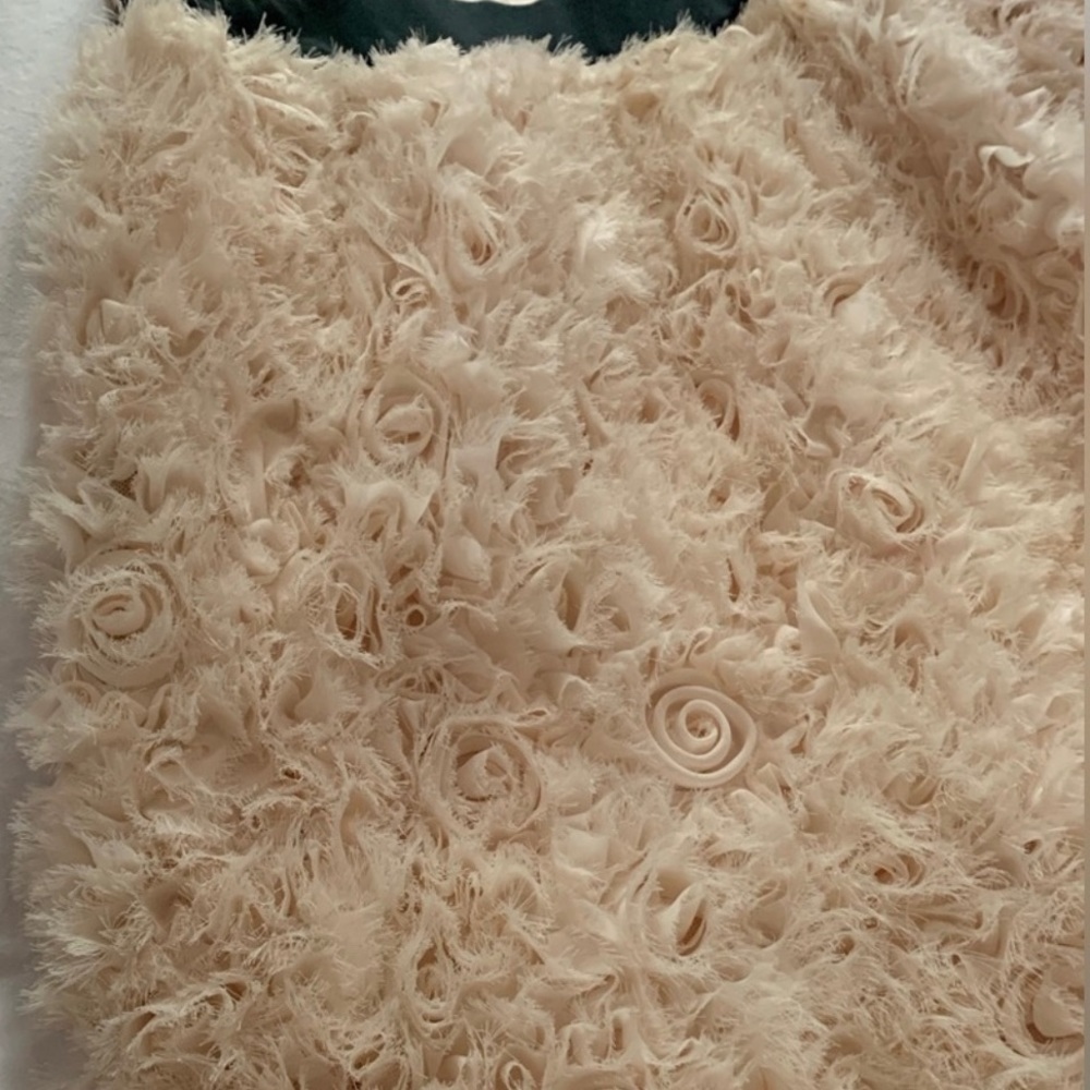 ZARA SLIP ROSETTE FLORAL SLEEVELESS DRESS - Picture 9 of 11